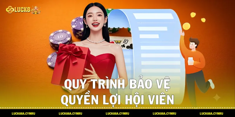 Quy trình bảo vệ quyền lợi hội viên theo Chính sách bảo mật tại nền tảng Luck8